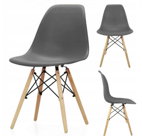 Скандинавське Крісло Lugano IMPERIA DARK GREY - Стильний і Комфортний Декор для Вашого Інтер'єру