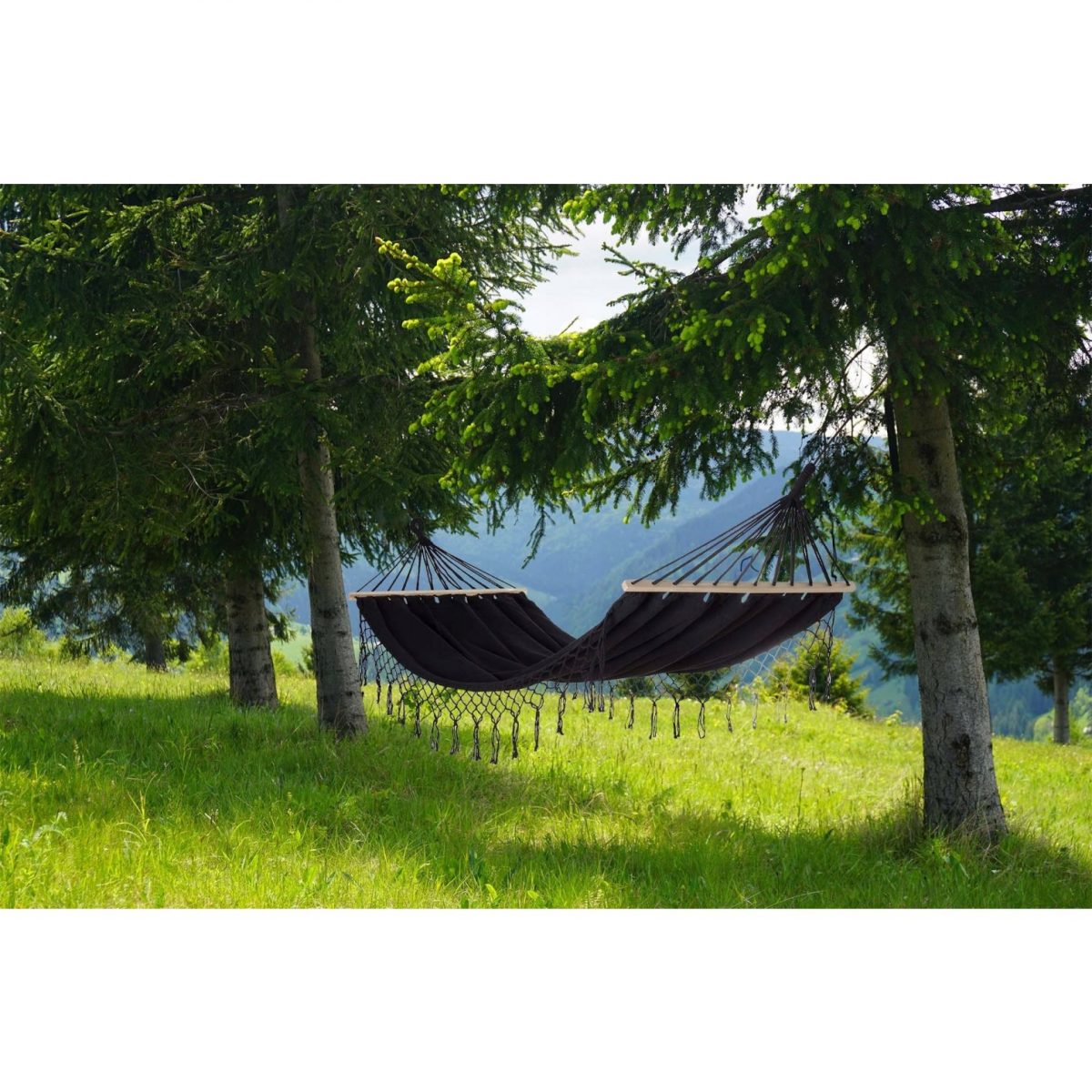 ГАМАК САДОВИЙ ПІДВІСНИЙ 100x200x280 ГОЙДАЛКА ВЕЛИКИЙ МІЦНИЙ БОХО - Зображення 3