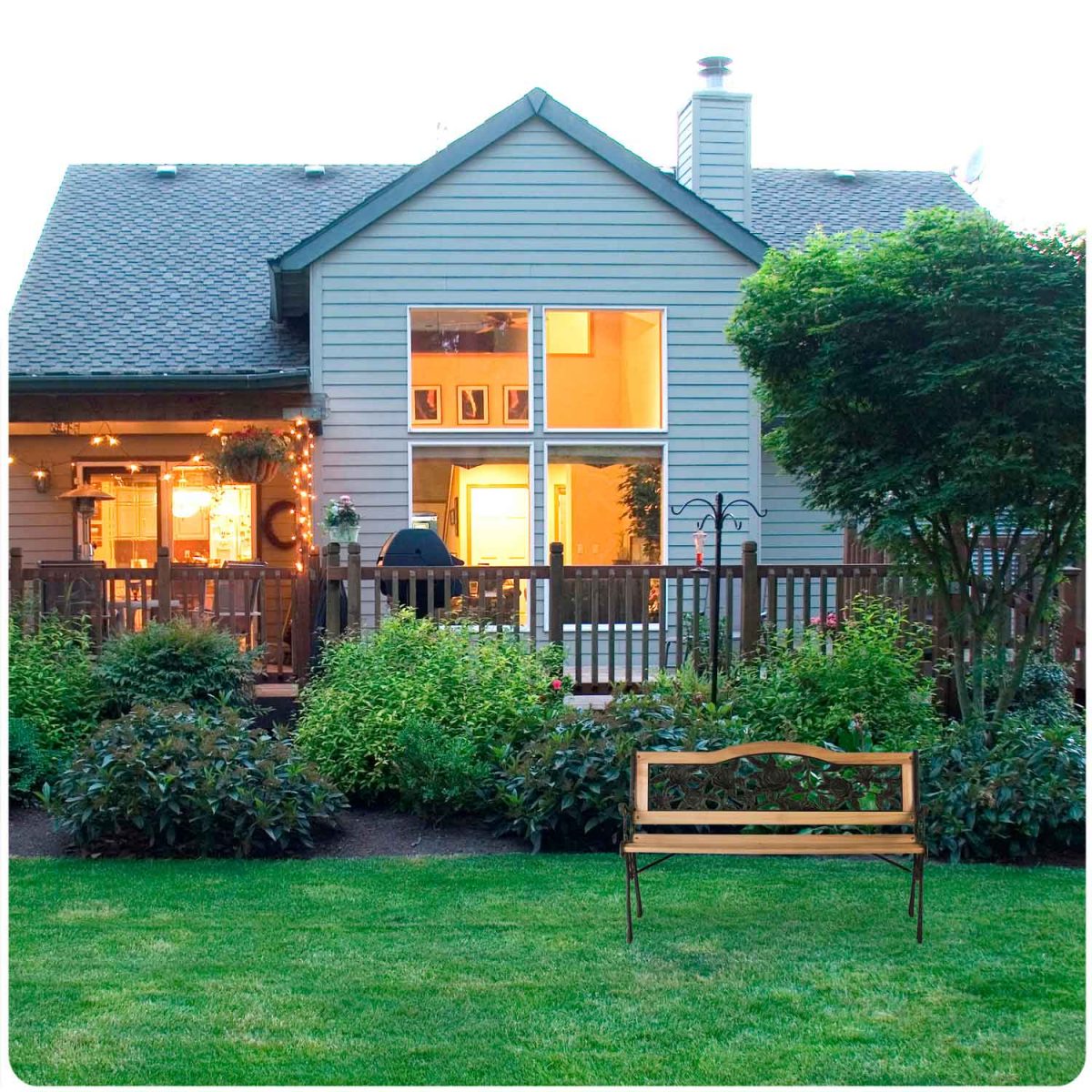 Паркова лавка з підлокітниками 123,5 x 74 x 48 см Gardi Rose Sofotel - Романтика у вашому саду - Зображення 7