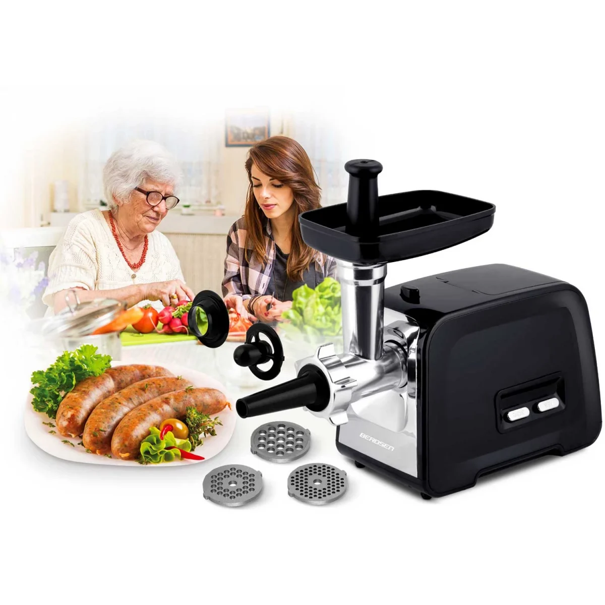 М'ясорубка BD-601A Berdsen 450/1200W - Зображення 8