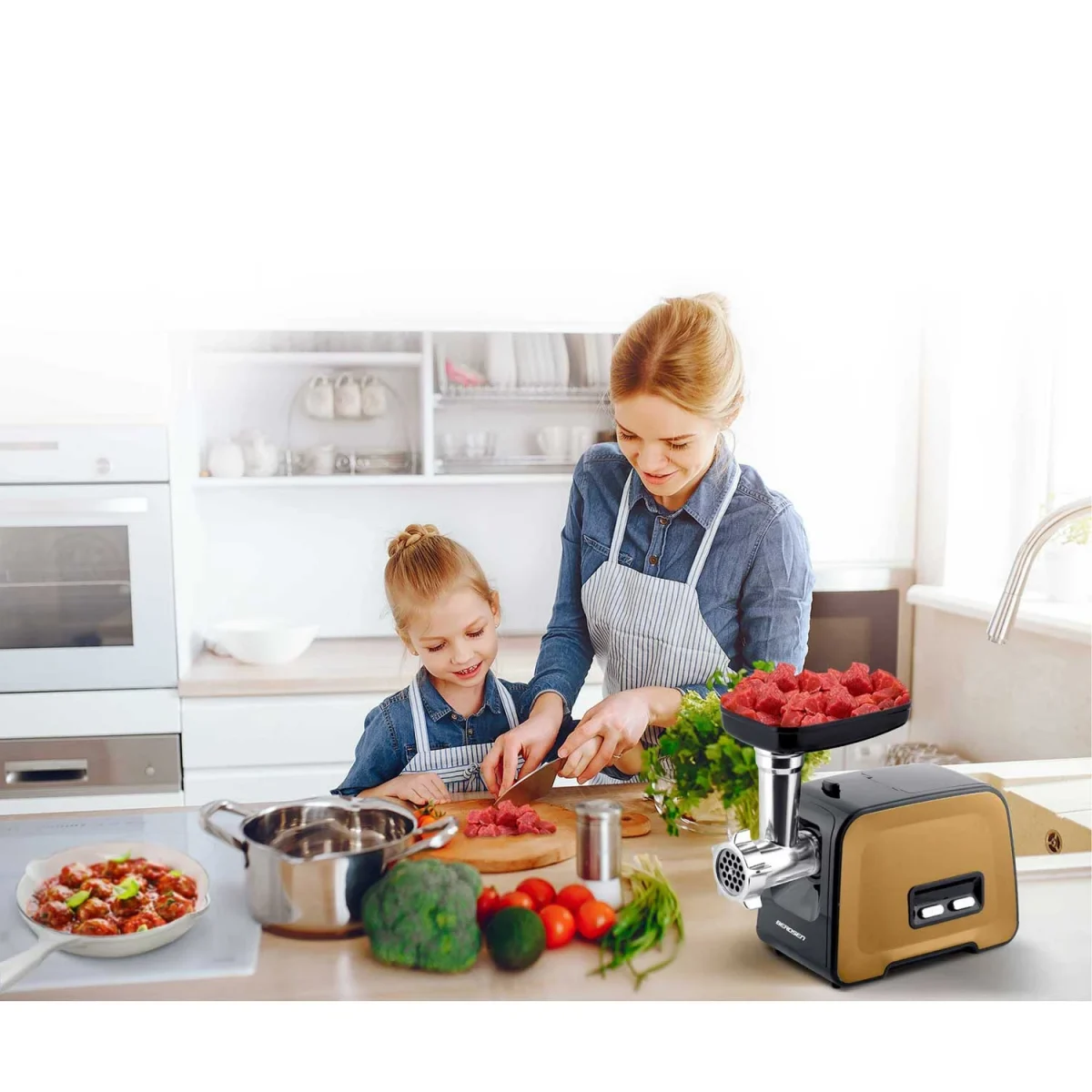 М'ясорубка Berdsen BD-601B 450/1200W - Зображення 7