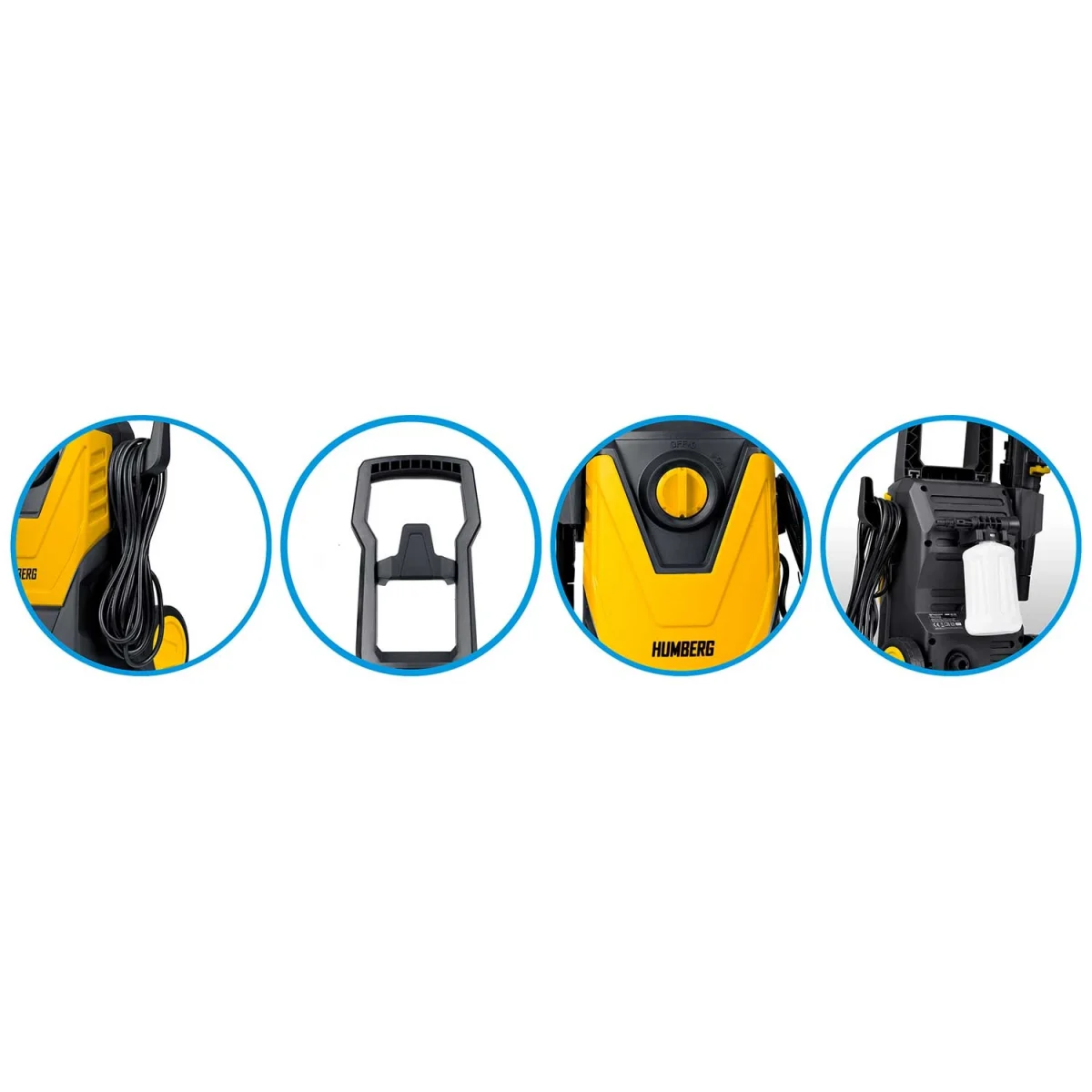 Мийка високого тиску Humberg HM-300 потужністю 1800 Вт - Зображення 10