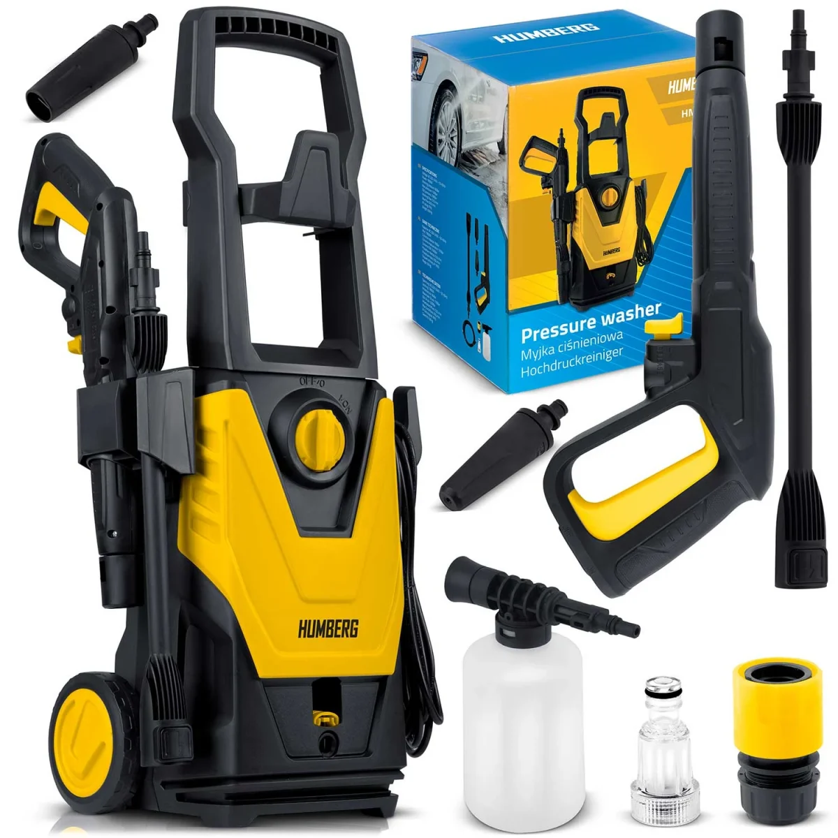 Мийка високого тиску Humberg HM-300 потужністю 1800 Вт - Зображення 19