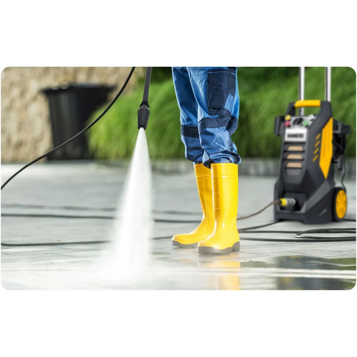 Мийка високого тиску з барабаном 2500W Humberg HM-302 - Зображення 10