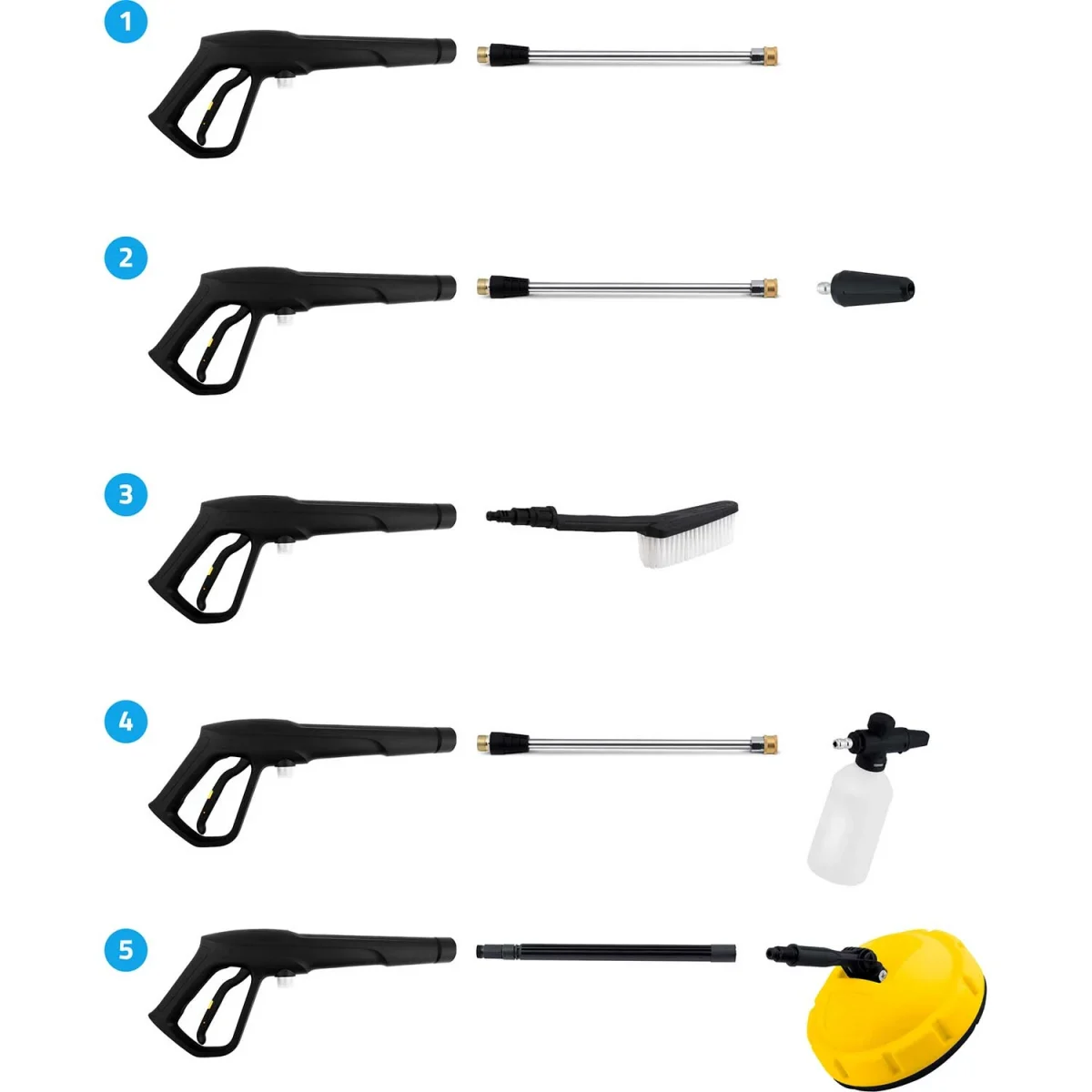 Мийка високого тиску з барабаном 2500W Humberg HM-302 - Зображення 17