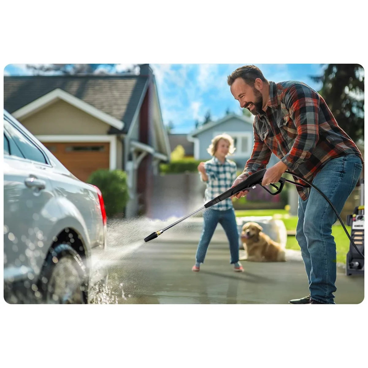 Мийка високого тиску з барабаном 2500W Humberg HM-302 - Зображення 19