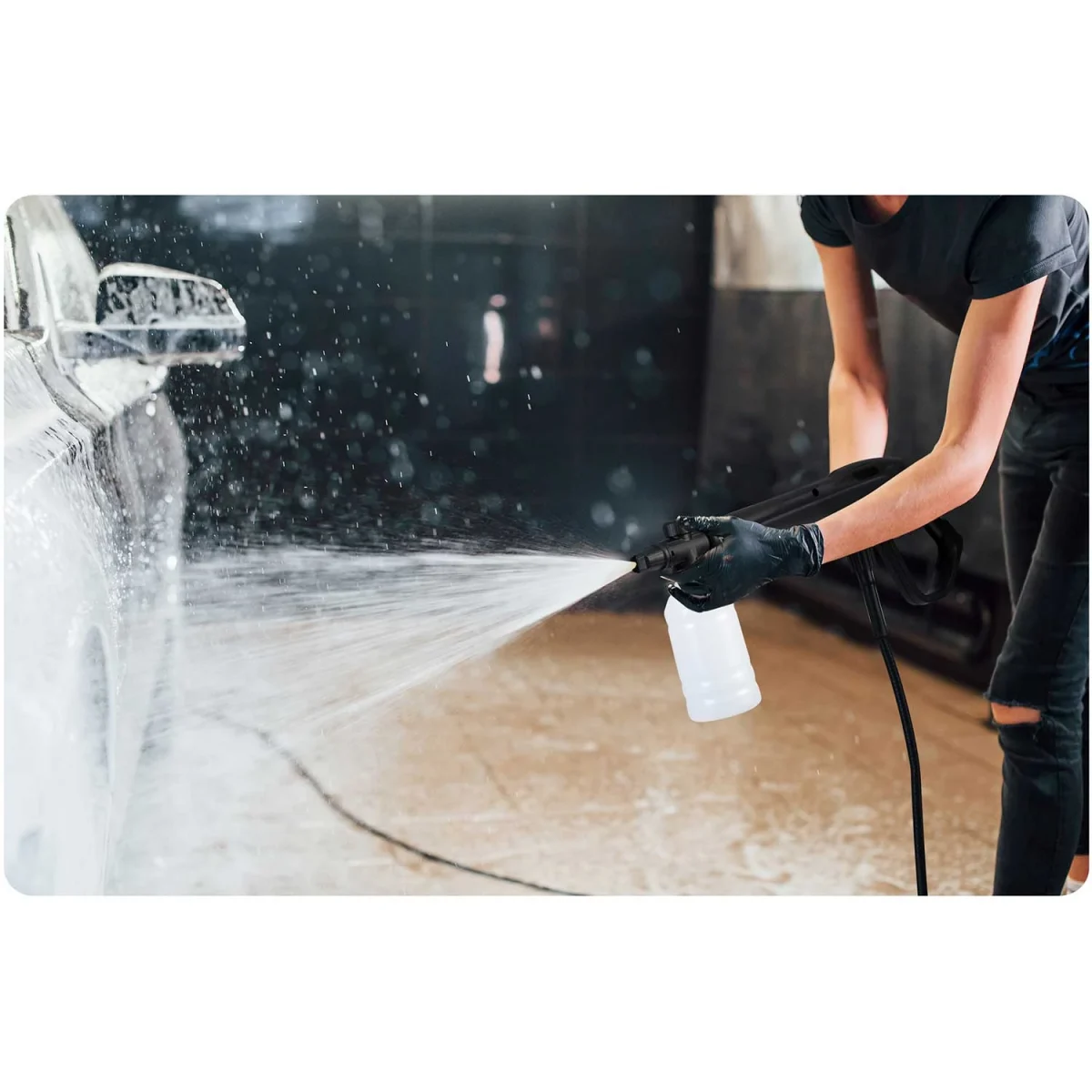 Мийка високого тиску з барабаном 2200W Humberg HM-301 - Зображення 7