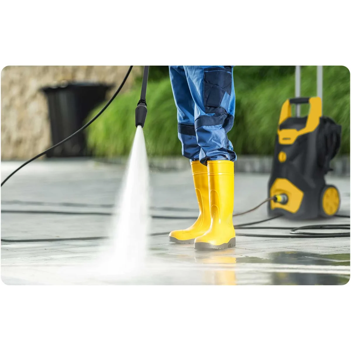 Мийка високого тиску з барабаном 2200W Humberg HM-301 - Зображення 9