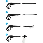 Мийка високого тиску з барабаном 2200W Humberg HM-301 - Зображення 19