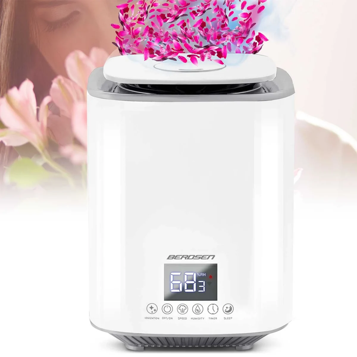 Зволожувач повітря Berdsen BD-502 білий - Зображення 6