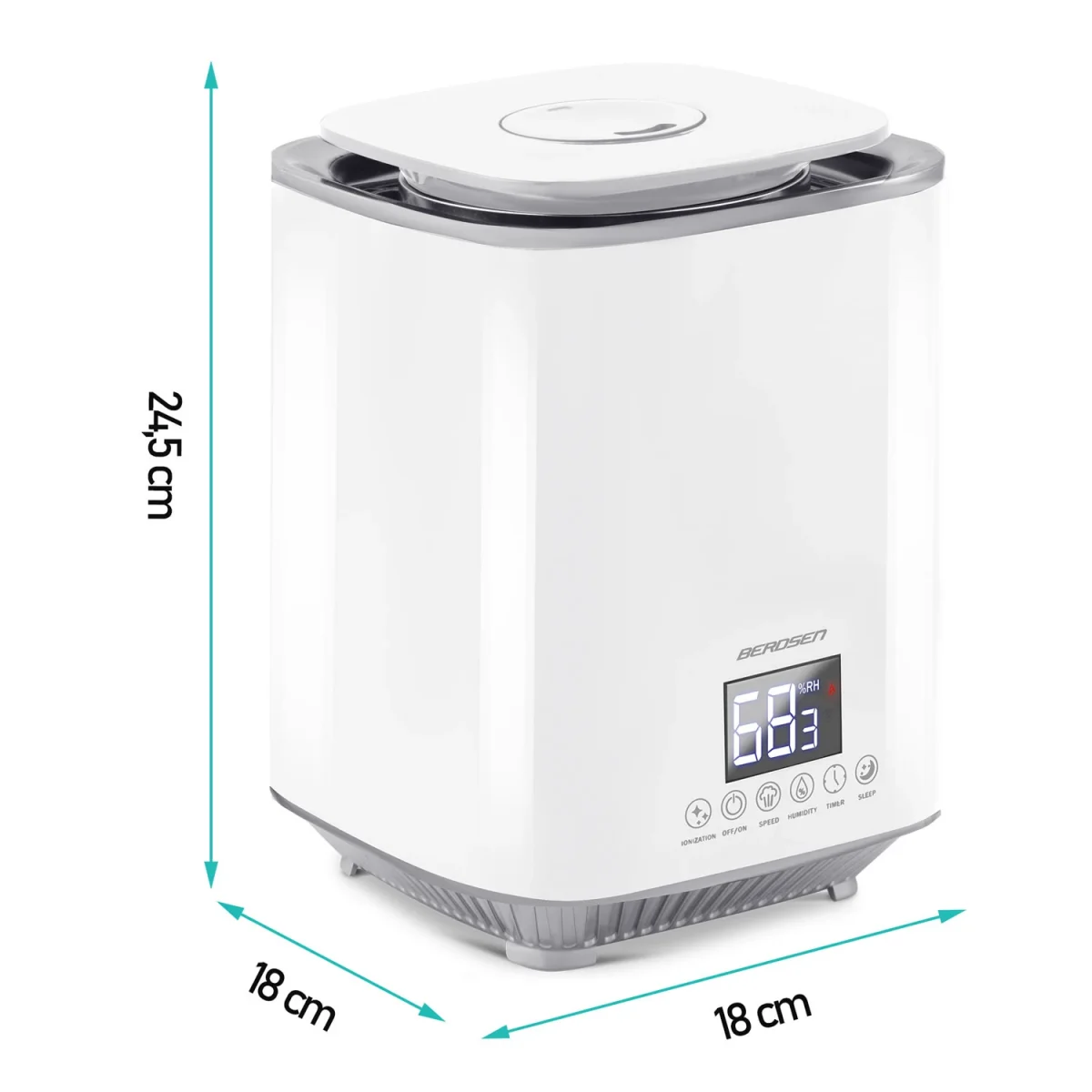Зволожувач повітря Berdsen BD-502 білий - Зображення 13