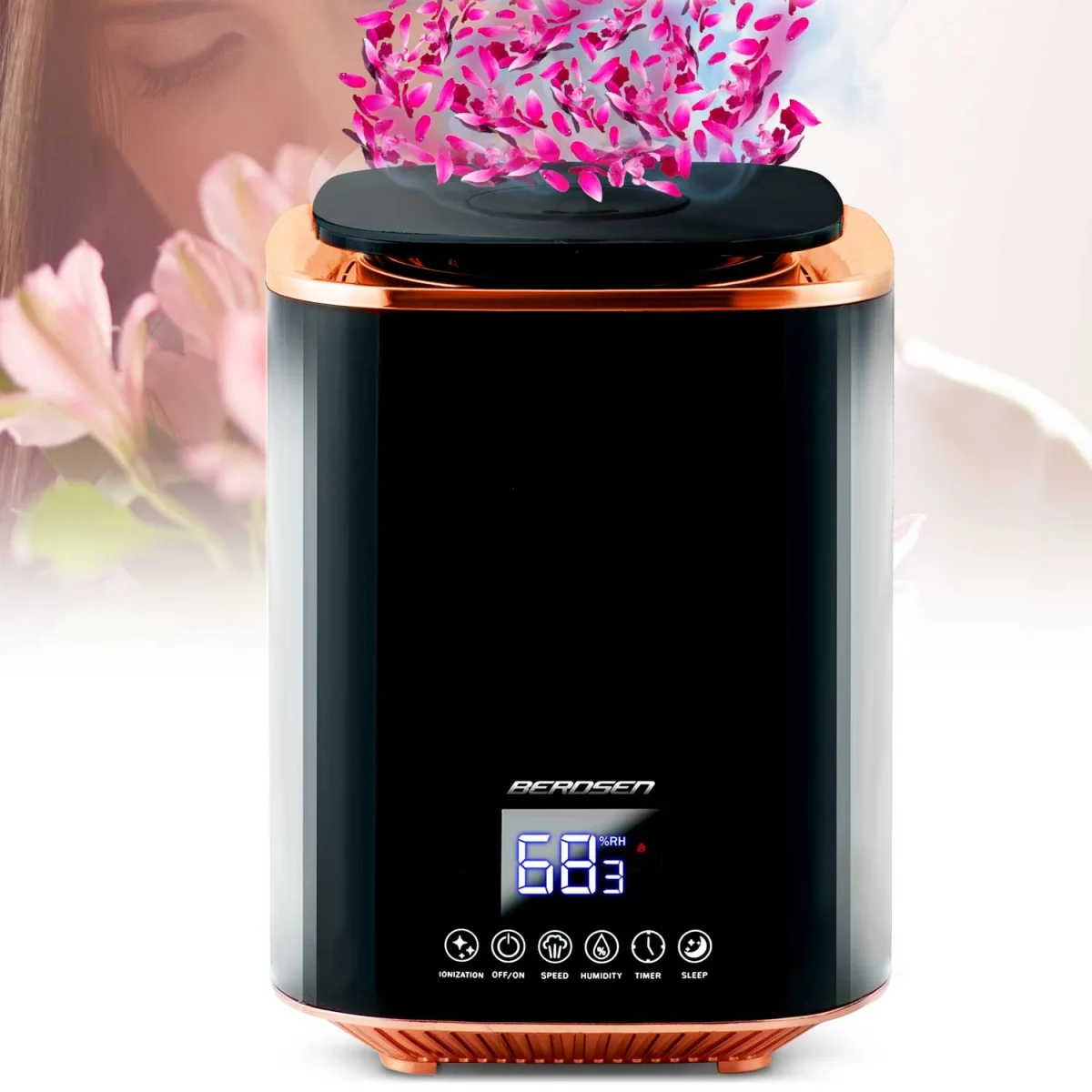 Зволожувач повітря Berdsen BD-502 Black - Зображення 16