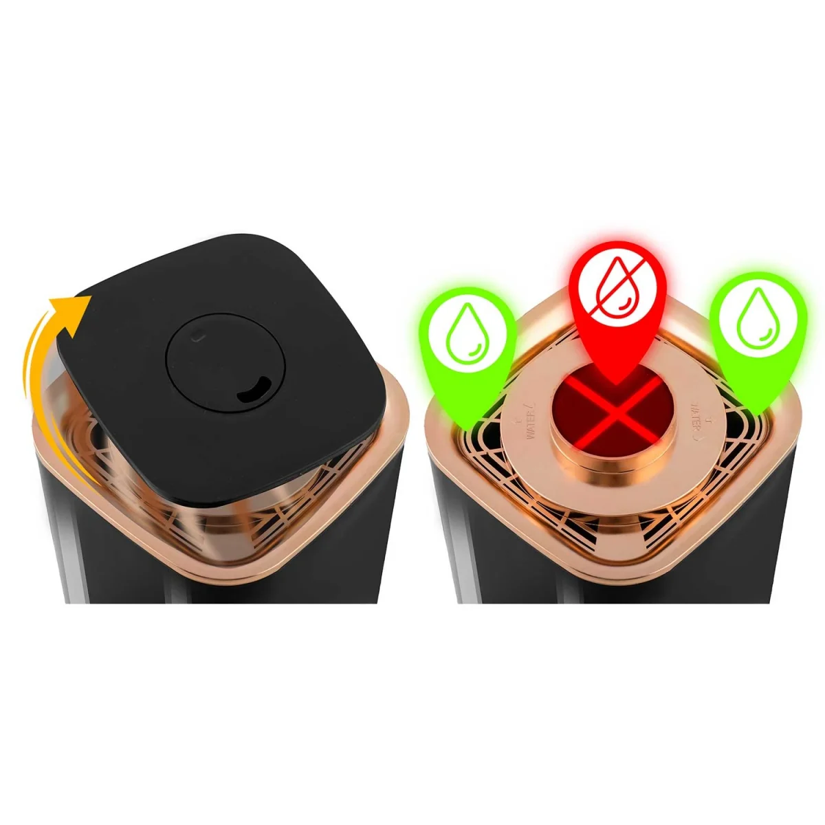 Зволожувач повітря Berdsen BD-502 Black - Зображення 5