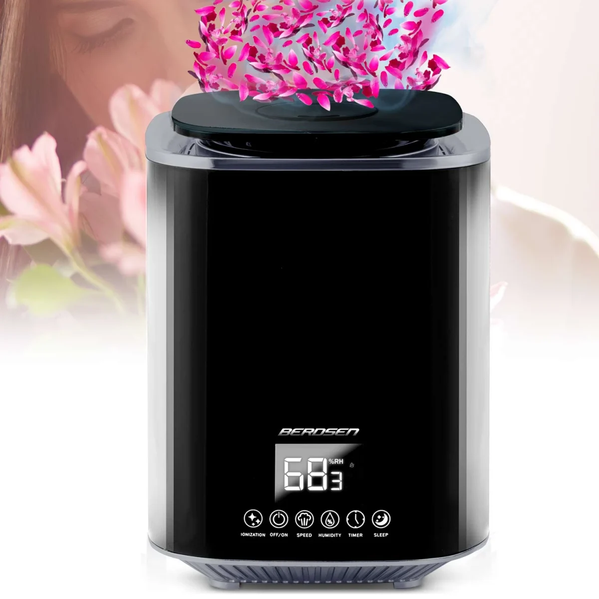 Зволожувач повітря Berdsen BD-502 black - Зображення 9