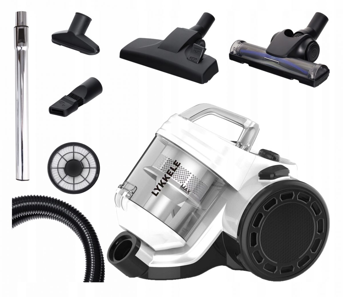 Пилосос Циклонний Безмішковий Lykkele LY1006 з Турбощіткою 4000W - Супер Потужний і Ефективний - Зображення 3