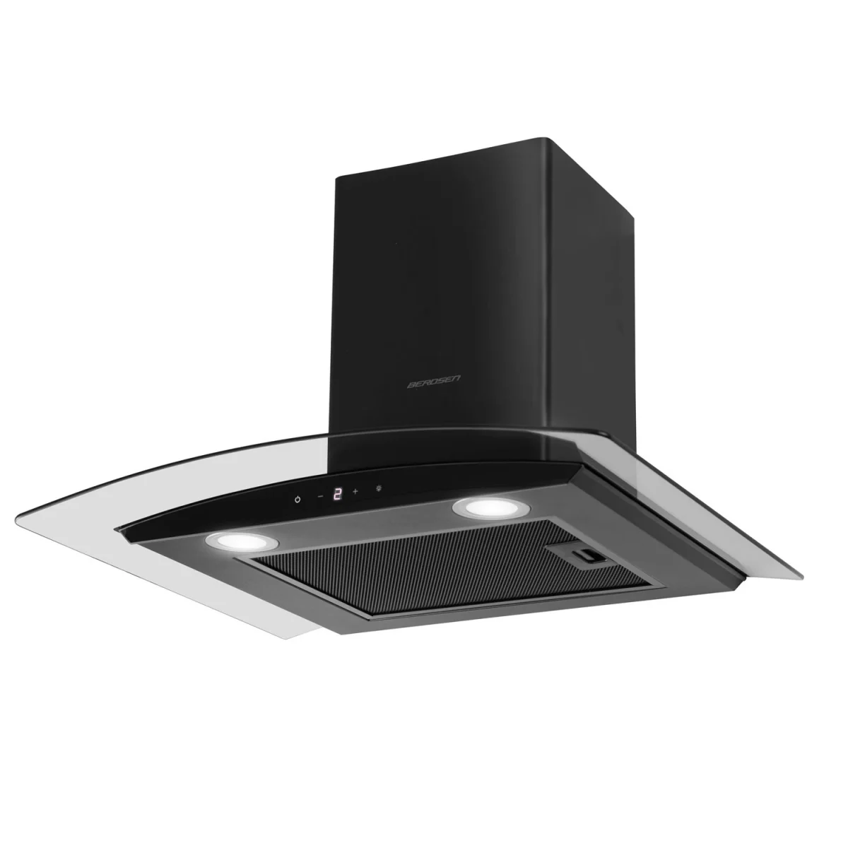 Витяжка кухонна 60 см Black Berdsen BT-216 - Зображення 2