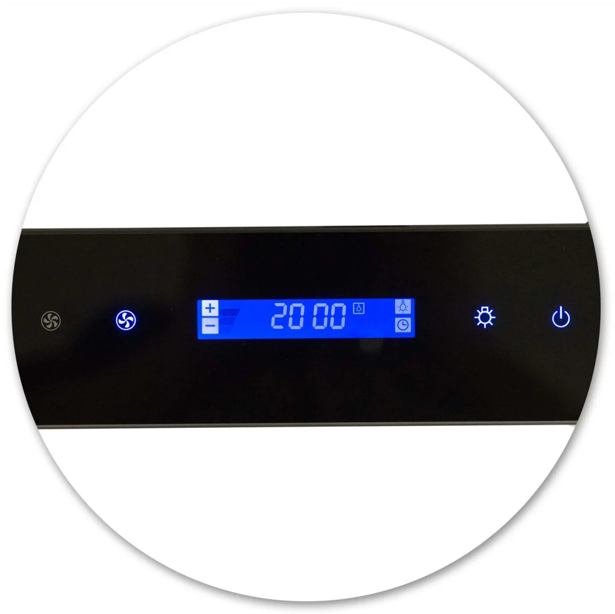 Витяжка кухонна 60 см чорна Berdsen BE-60E - Зображення 4