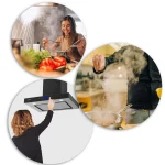 Витяжка кухонна 60 см чорна Berdsen BE-60E - Зображення 6