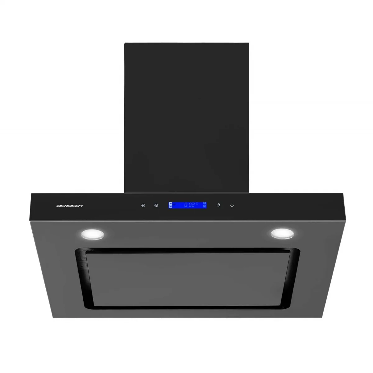 Витяжка кухонна 60 см чорна Berdsen BE-60E - Зображення 3