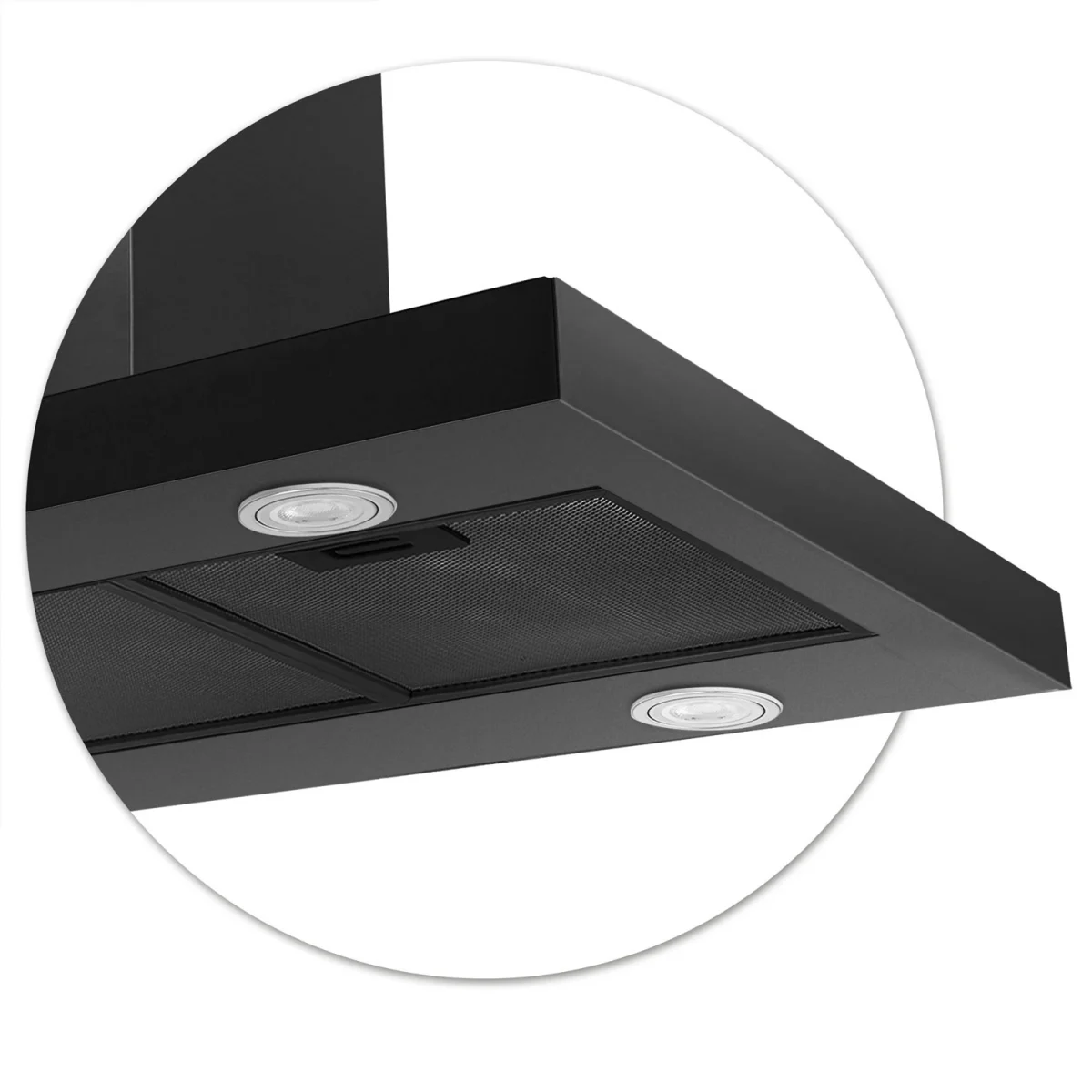 Витяжка кухонна 90 см Black Berdsen BE-90E - Зображення 5