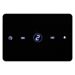 Витяжка кухонна настільна 90 см чорна BT-290 - Зображення 8