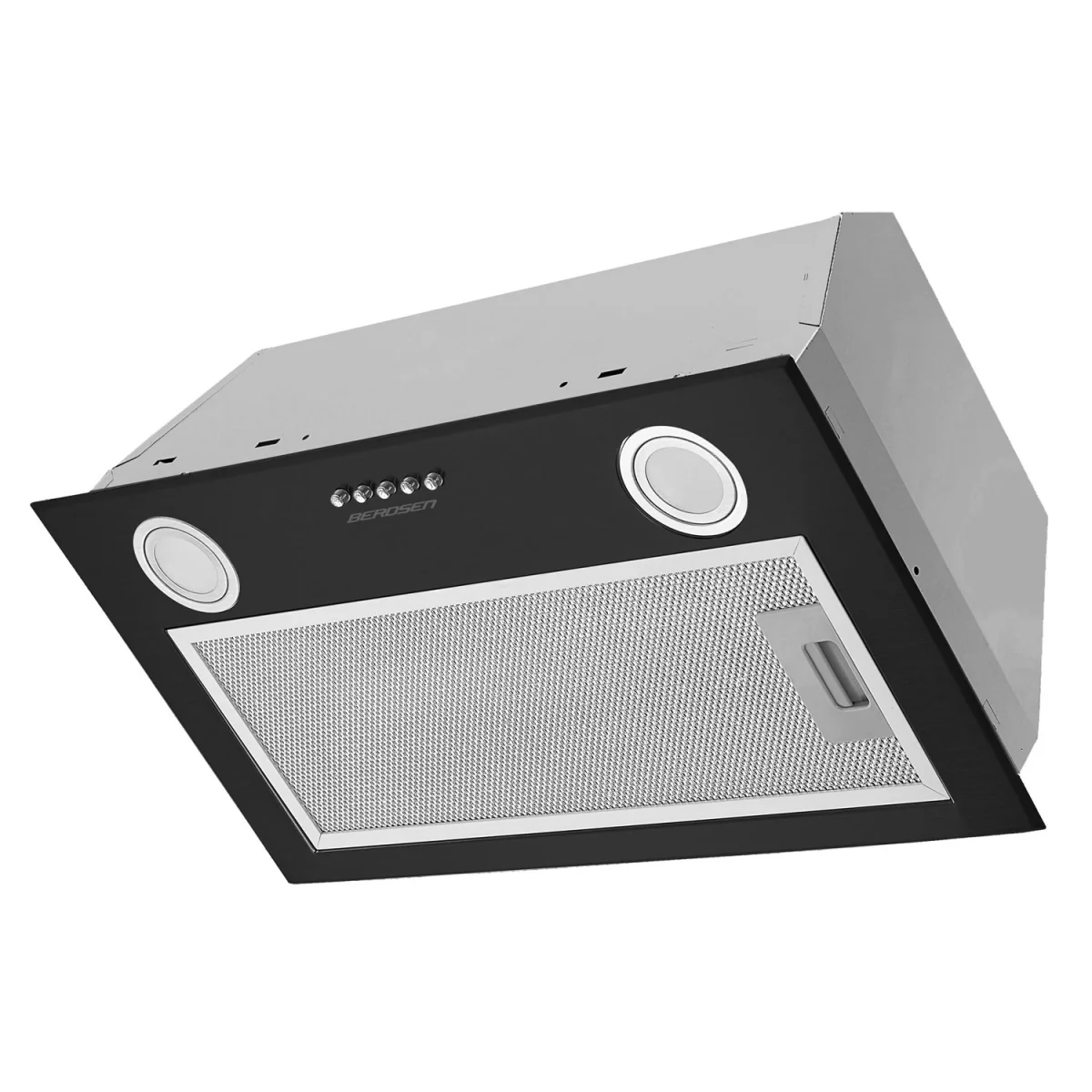 Вбудована кухонна витяжка 52 см Berdsen BT-232 чорна - Зображення 2