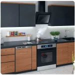 Камінна витяжка кухонна 60 см Berdsen BT-215 чорна - Зображення 4