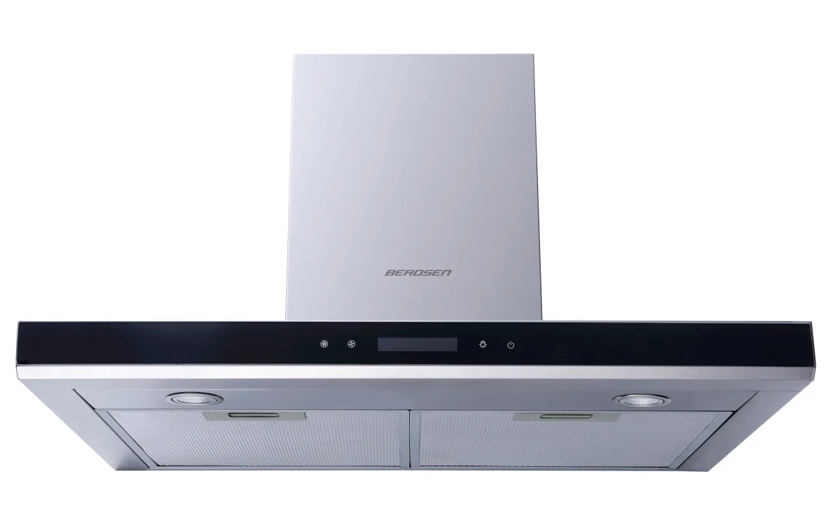 Витяжка камінна кухонна 60 см Berdsen BE-60A-T2 INOX - Зображення 2