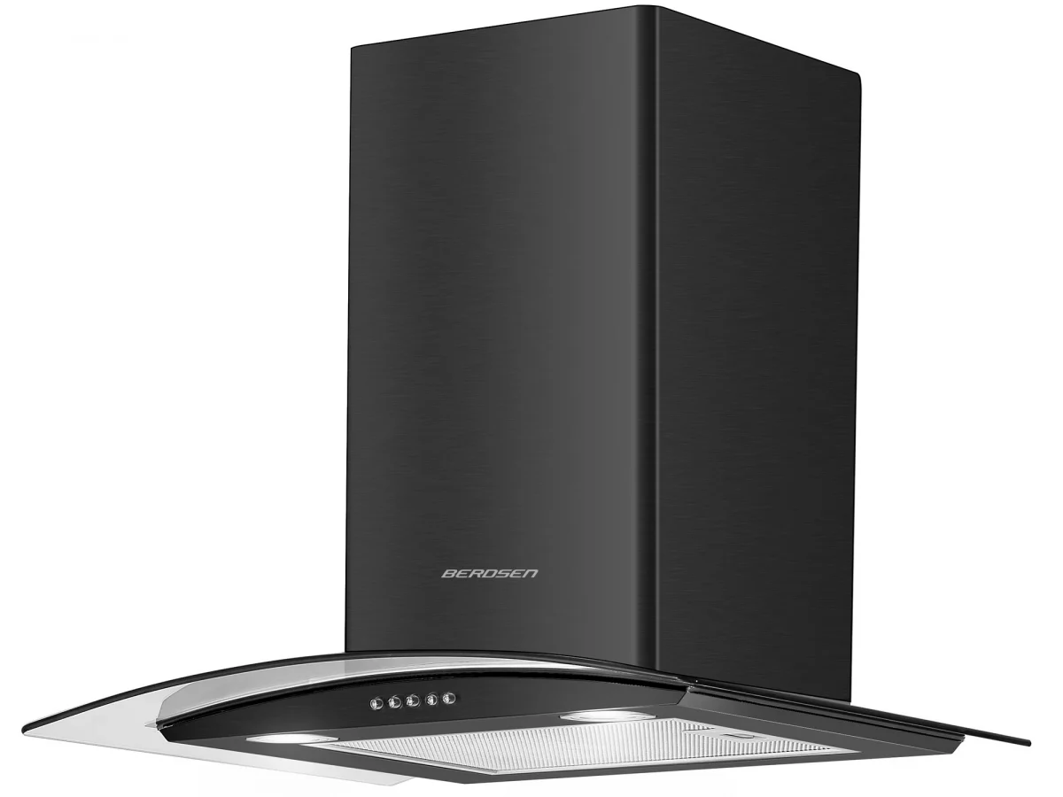 Витяжка камінна кухонна 60 см Berdsen BT-201 - Зображення 2