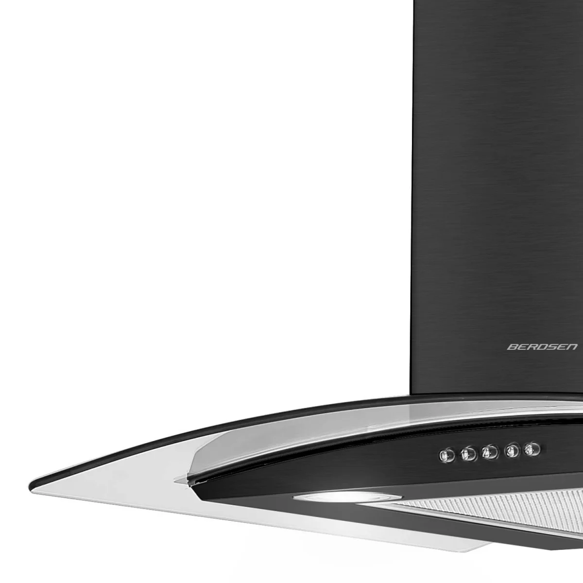 Витяжка камінна кухонна 60 см Berdsen BT-201 - Зображення 4