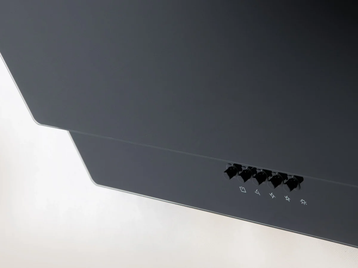 Витяжка камінна кухонна 60 см Berdsen BT-211 чорна - Зображення 5