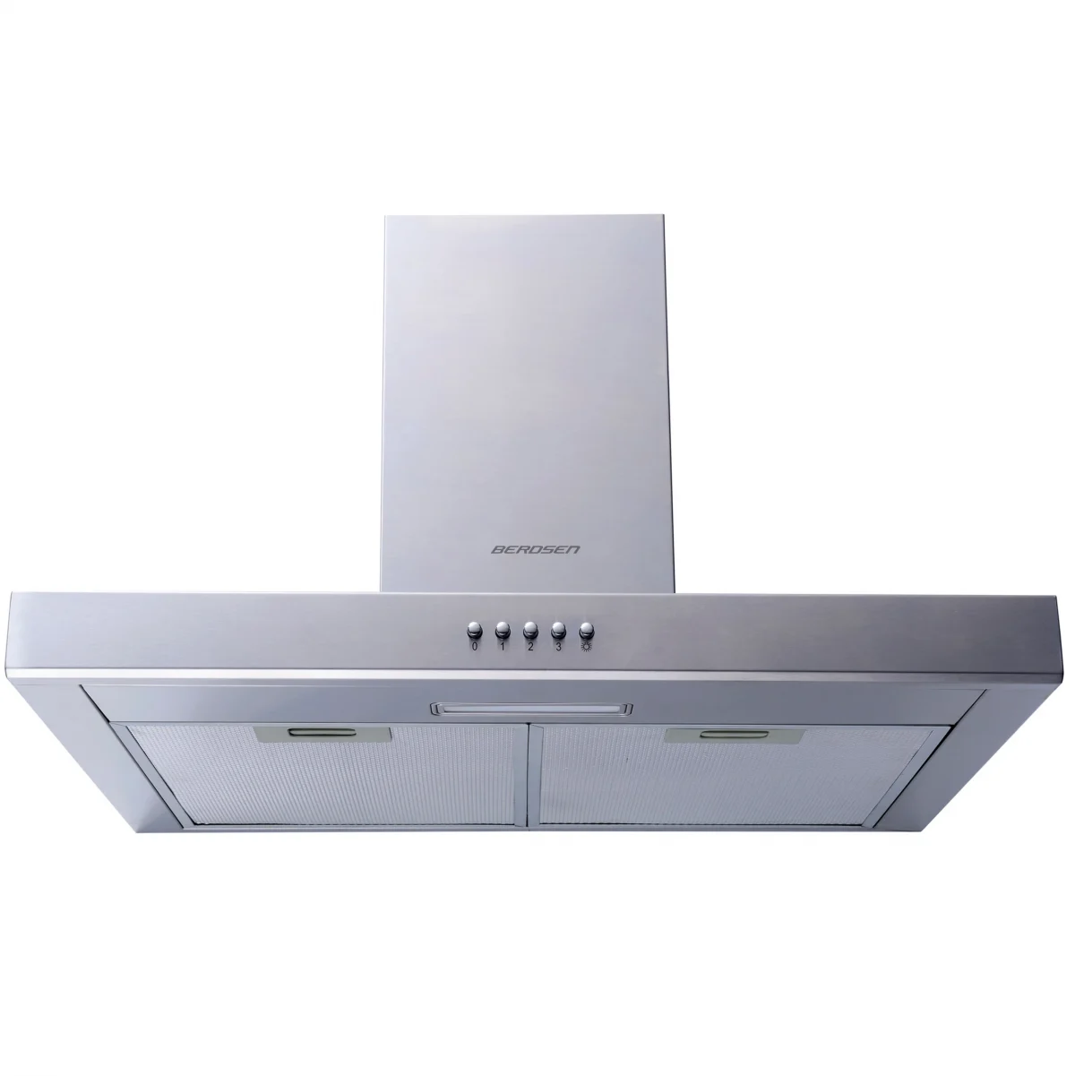 Витяжка камінна кухонна 60 см Berdsen BE-60A-T1 INOX - Зображення 2
