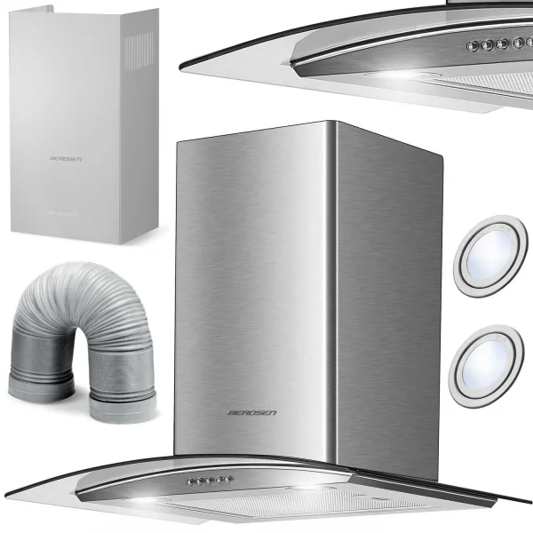 Витяжка кухонна камінна 60см Berdsen BT-202