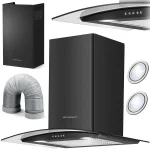 Витяжка камінна кухонна 60 см Berdsen BT-201