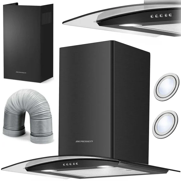 Витяжка камінна кухонна 60 см Berdsen BT-201