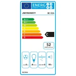 Витяжка кухонна під шафу 52 см чорна BE-52A - Зображення 7