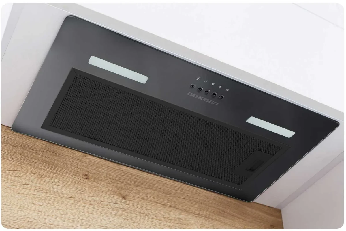 Витяжка кухонна під шафу 52 см чорна BT-236 - Зображення 3