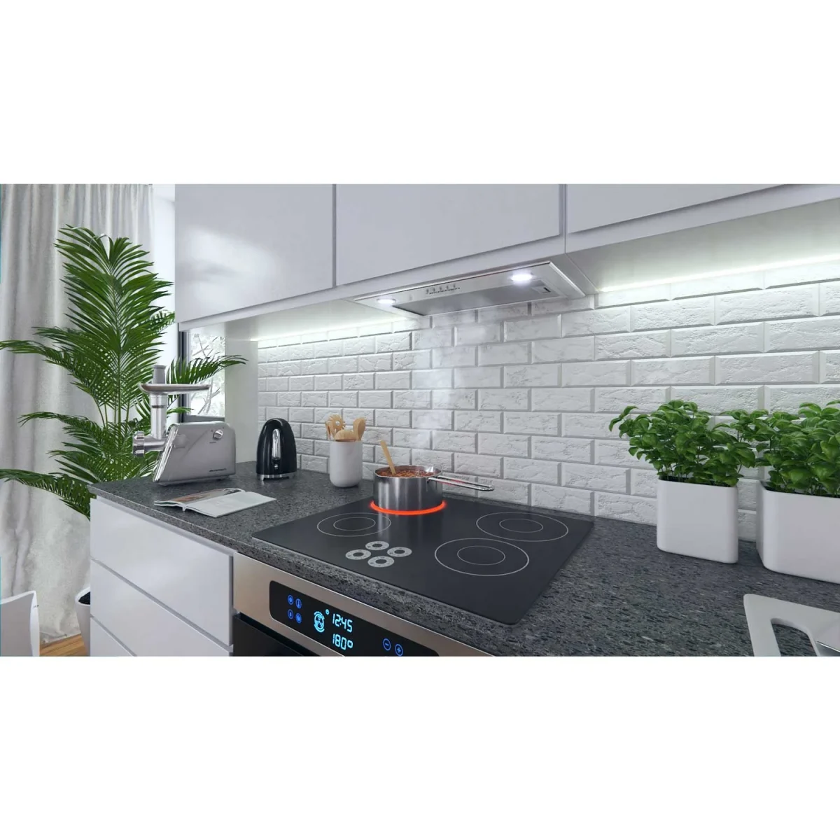 Кухонна витяжка під шафу 60 см Inox BE-50 - Зображення 5