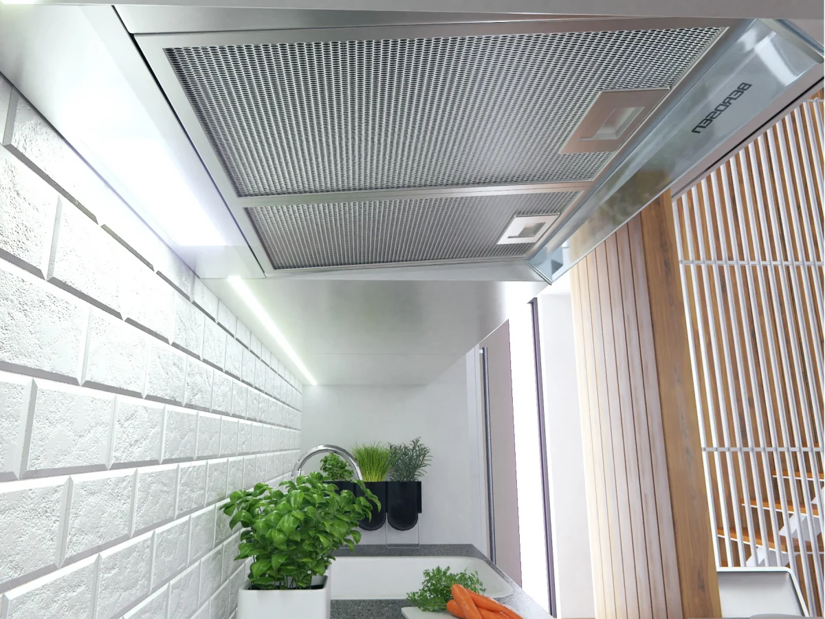 Витяжка підкорпусна кухонна - абсорбер 60 см Berdsen BE-10-A INOX - Зображення 3