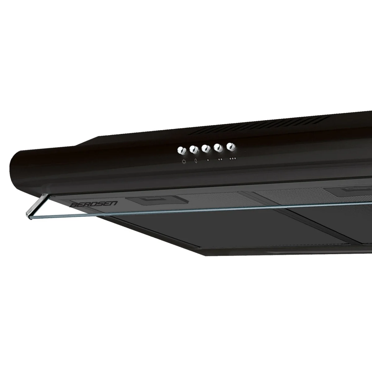 Витяжка підкорпусна кухонна - абсорбер 60 см Berdsen BE-10-A чорна - Зображення 3