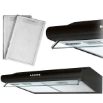 Витяжка підкорпусна кухонна - абсорбер 60см Berdsen BE-10-A чорна