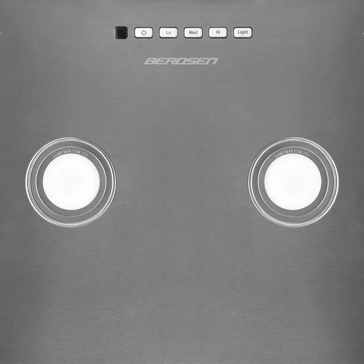 Витяжка кухонна підвісна скляна 60 см чорна BT-222 - Зображення 9