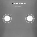 Витяжка кухонна підвісна скляна 60 см чорна BT-222 - Зображення 9