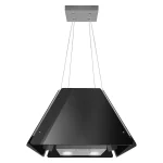 Витяжка кухонна підвісна скляна 60 см чорна BT-222 - Зображення 3