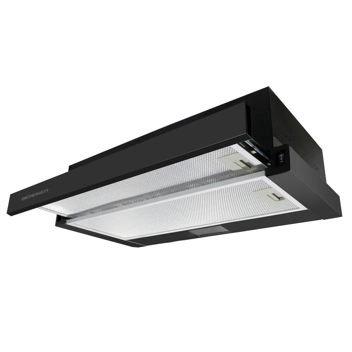 Витяжка кухонна телескопічна 50 см чорна BT-234 - Зображення 2