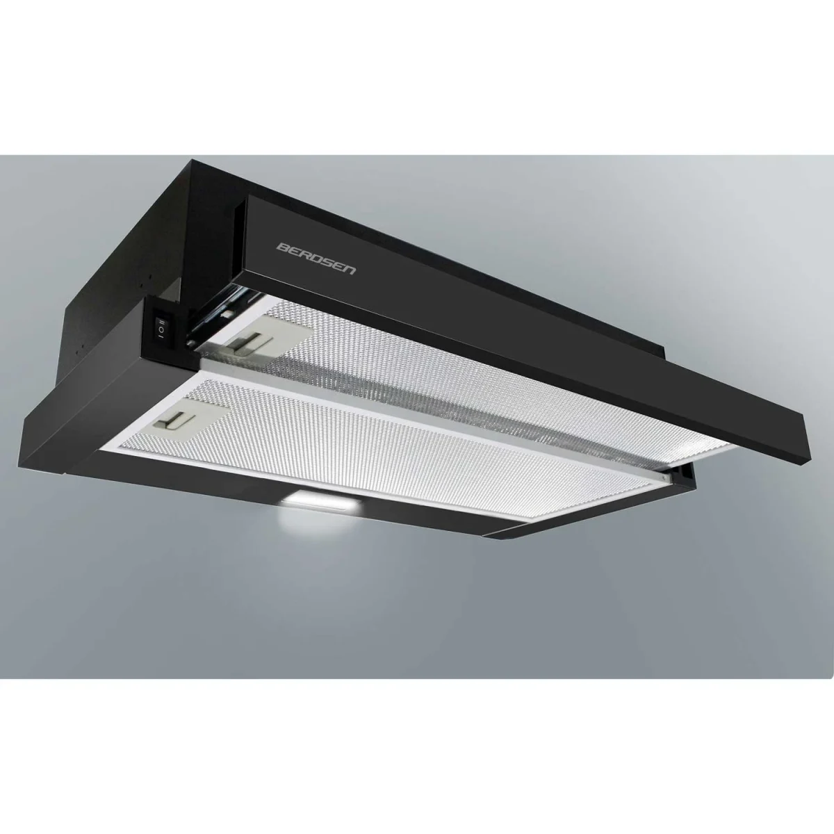 Витяжка кухонна телескопічна 50 см чорна BT-234 - Зображення 6