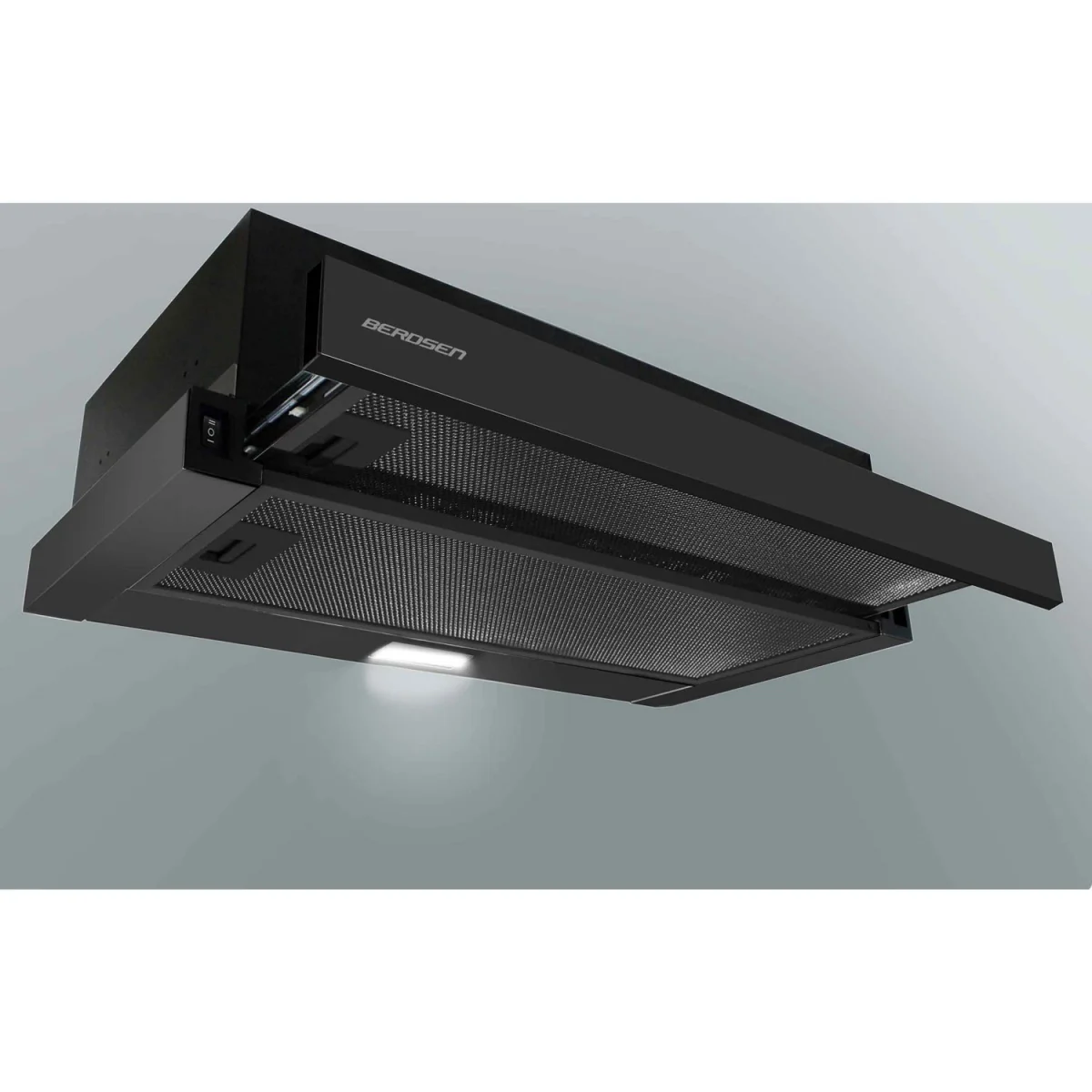 Витяжка кухонна телескопічна 50 см чорна BT-238 - Зображення 4