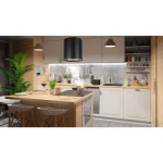 Витяжка кухонна підвісна 35 см чорна BT-227 - Зображення 7