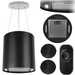 Витяжка кухонна підвісна 35 см чорна BT-227 - Зображення 11