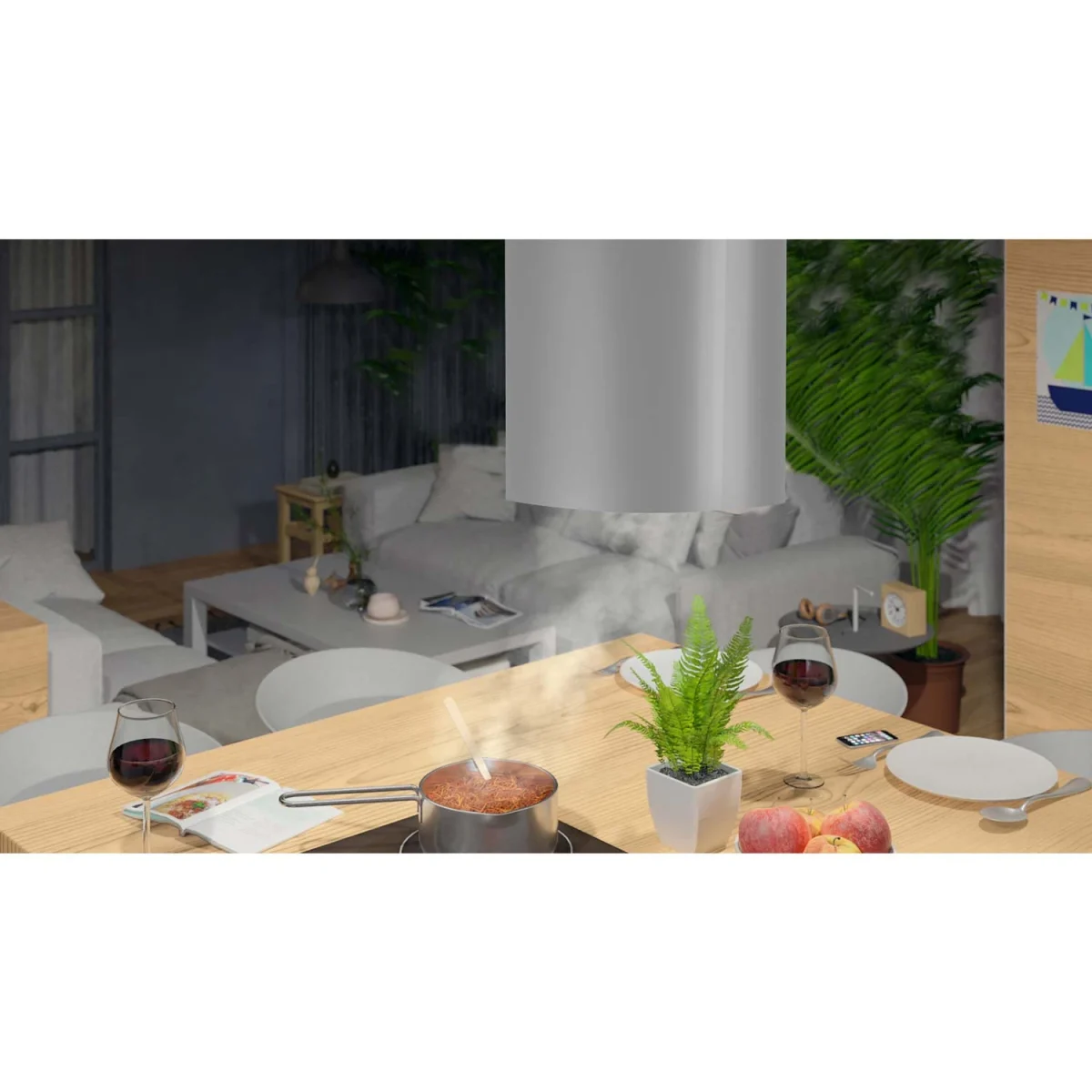 Витяжка кухонна підвісна 35 см inox BT-226 - Зображення 7